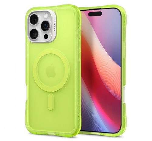 Spigen Cyrill Ultra Sheer Mag Apple iPhone 16 Pro Max tok, Lime, zöld