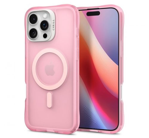 Spigen Cyrill Ultra Sheer Mag Apple iPhone 16 Pro Max tok, Pink, rózsaszín