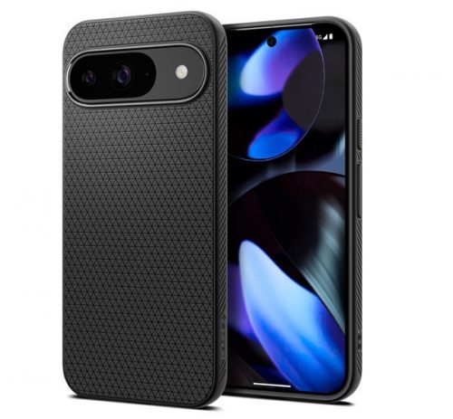 Spigen Liquid Air Google Pixel 9 Pro/Pixel 9 Matte Black tok, fekete