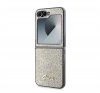 Guess PC/TPU Glitter Flakes Metal Logo Samsung Galaxy Z Flip6 hátlap tok, arany