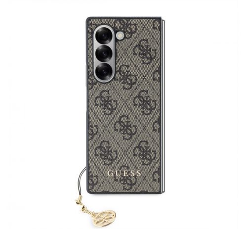 Guess 4G Charm Samsung Galaxy Z Fold6 hátlap tok, barna