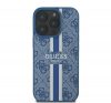 Guess 4G Printed Stripes iPhone 16 Pro MagSafe kemény hátlap tok, kék GUHMP16LP4RPSB