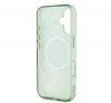 Guess IML Flower & Tonal Circle iPhone 16 Plus kemény hátlap tok, zöld GUHMP16MHFWBDCEN