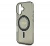 Guess IML Rhinestones MagSafe iPhone 16 kemény hátlap tok, fekete GUHMP16SPFTDTEK