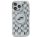 Karl Lagerfeld IML Monogram Karl&Choupette Head iPhone 16 Pro Max hátlap tok, átlátszó KLHMP16XHMCKMHT