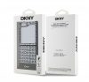 DKNY PU Leather Repeat Pattern Bottom Stripe Samsung Galaxy Z Flip6 hátlap tok, barna