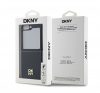 DKNY PU Leather Stack Logo Samsung Galaxy Z Flip6 hátlap tok, fekete