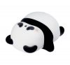 Art Deco álmos panda alakú éjjeli lámpa, USB, 1200mAh, fehér