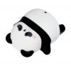 Art Deco álmos panda alakú éjjeli lámpa, USB, 1200mAh, fehér