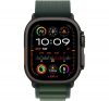 Apple Watch Ultra 2 GPS + Cellular, 49mm, fekete titántok, sötétzöld Alpesi szíj, S