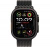 Apple Watch Ultra 2 GPS + Cellular, 49mm, fekete titántok, fekete titán milánói szíj, M