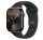 Apple Watch S10 Cellular palaszürke titántok, fekete sportszíjjal, 46mm, S/M