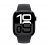 Apple Watch S10 GPS kozmoszfekete alumíniumtok, fekete sportszíjjal, 42mm, S/M