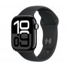 Apple Watch S10 Cellular kozmoszfekete alumíniumtok, fekete sportszíjjal, 42mm, M/L