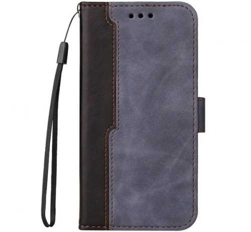 Apple Wooze Colour Wallet iPhone 16 Pro oldalra nyíló tok, stand, kártyatartóval, kézpánttal, szürke