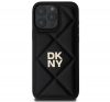 DKNY Quilted Stack Logo iPhone 16 Pro hátlap tok, fekete DKHCP16LPQDSLK