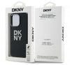 DKNY Liquid Silicone Metal Logo iPhone 16 Pro hátlap tok, fekete DKHCP16LSMCBSK