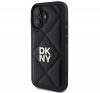 DKNY Quilted Stack Logo iPhone 16 hátlap tok, fekete DKHCP16SPQDSLK 