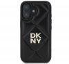 DKNY Quilted Stack Logo iPhone 16 hátlap tok, fekete DKHCP16SPQDSLK 