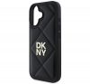 DKNY Quilted Stack Logo iPhone 16 hátlap tok, fekete DKHCP16SPQDSLK 