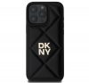 DKNY Quilted Stack Logo iPhone 16 Pro Max hátlap tok, fekete DKHCP16XPQDSLK