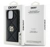 DKNY Quilted Stack Logo iPhone 16 Pro Max hátlap tok, fekete DKHCP16XPQDSLK