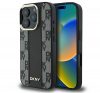 DKNY Checkered Pattern iPhone 16 Pro MagSafe hátlap tok, fekete DKHMP16LPCPVSLK