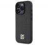 DKNY Repeat Pattern Stack Logo  iPhone 16 Pro Magsafe hátlap tok, fekete DKHMP16LPSHRPSK