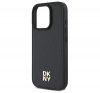 DKNY Repeat Pattern Stack Logo  iPhone 16 Pro Magsafe hátlap tok, fekete DKHMP16LPSHRPSK