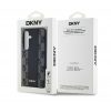 DKNY Leather Checkered Mono Pattern Samsung Galaxy S24 (S921) MagSafe hátlap tok, fekete DKHMS24SPCPVSLK