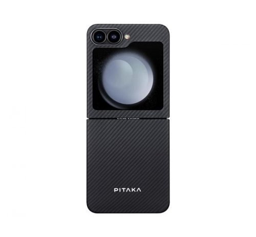 Pitaka MagEZ Case 5 Samsung Galaxy Z Flip 6 MagSafe tok, Black/gray