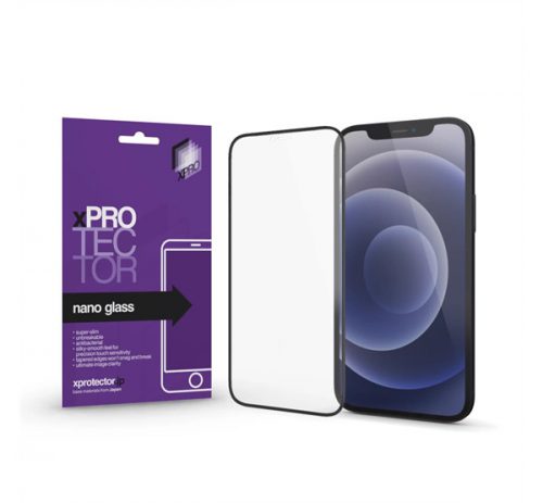 Honor 200 Xprotector Nano Glass kijelzővédő fólia fekete kerettel