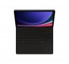 Samsung Book Keyboard Galaxy Tab S9/S9 FE gyári billentyűzetes tok, fekete EF-DX725UBE