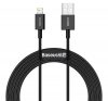 Baseus Superior Series USB-Lightning kábel, 2,4A, 1m, fekete