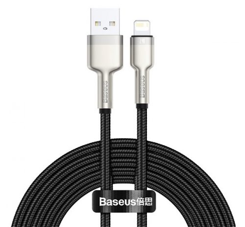 Baseus Cafule USB-Lightning kábel, 2,4A, 2m, fekete