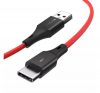 BlitzWolf BW-TC15 USB-C kábel, 3A 1.8m, piros