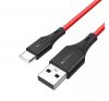 BlitzWolf BW-TC15 USB-C kábel, 3A 1.8m, piros