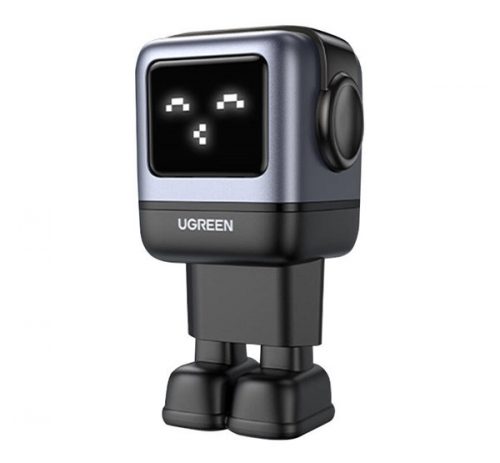 Ugreen Nexode RG 3 Port GaN gyorstöltő adapter, 65W, fekete-ezüst