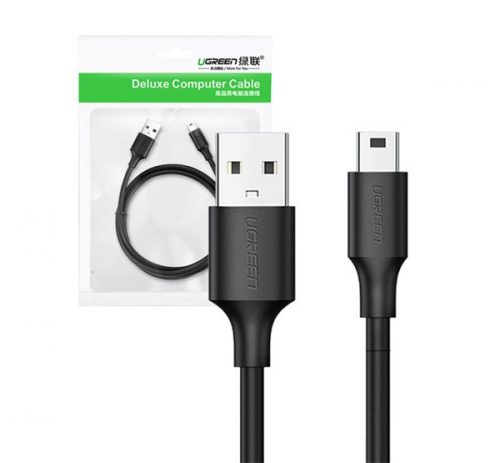 Ugreen US132 USB-mini USB kábel, 2m, fekete