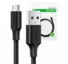 Ugreen micro USB kábel, QC 3.0, 2.4A, 1.5m fekete