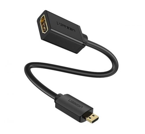 Ugreen 20134 Micro HDMI-HDMI adapter, 20cm, fekete