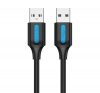 Vention COJBH USB 2.0 kábel, 2A, 2m, fekete (PVC)