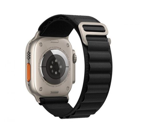 Forcell F-Design FA13 Apple Watch 42/44/45/49mm szíj, fekete