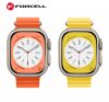 Forcell F-Design FA12 Apple Watch 42/44/45/49mm szíj, narancssárga