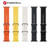 Forcell F-Design FA12 Apple Watch 42/44/45/49mm szíj, fehér