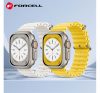 Forcell F-Design FA12 Apple Watch 42/44/45/49mm szíj, sárga