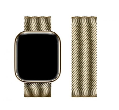 Forcell F-Design FA03 Apple Watch 42/44/45/49mm szíj, arany