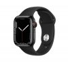 Forcell F-Design FA01 Apple Watch 42/44/45/49mm szíj, fekete