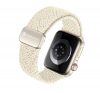 Forcell F-Design FA02 Apple Watch 42/44/45/49mm nylon mágneses szíj, arany/mintás