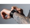 Forcell F-Design FA05 Apple Watch 42/44/45/49mm nylon szíj, fekete